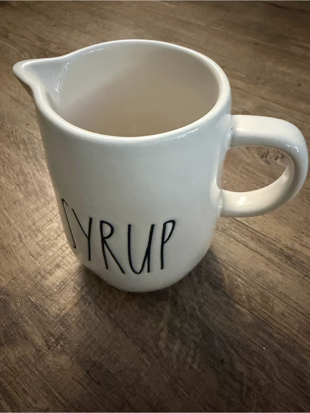 Rae Dunn - Ceramic Syrup Pitcher